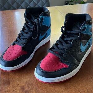 Nike Air Jordan 1 Retro High OG red/blue high tops size 8